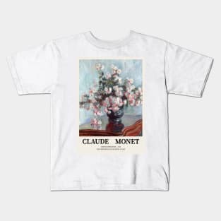 Monet Chrysanthemums Flower Painting Kids T-Shirt